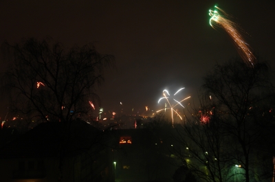 Silvesterfeuerwerk in Solingen