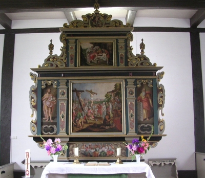 Altar der St. Magdalenen-Kirche in Undeloh