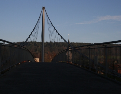 Hängebrücke in Berching