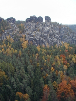 Ganssteine im Elbsandsteingebirge