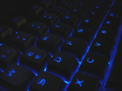 Tastatur bei Nacht