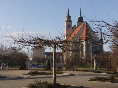 Johanniskirche Magdeburg von hinten