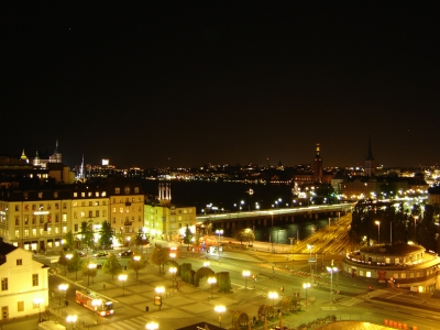 Stockholm bei Nacht