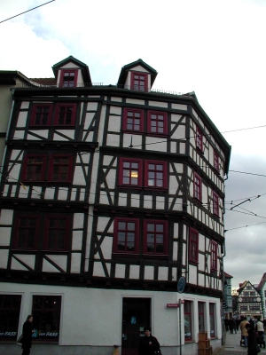 Das schiefe Haus von Erfurt