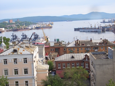 Hafen von Vladivostok ( Russland )
