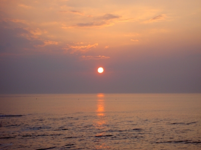 Sonnenuntergang auf Norderney