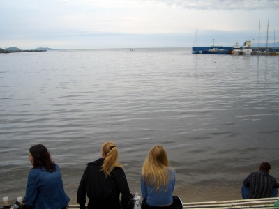 An der Seepromenade in Vladivostok ( Russland )