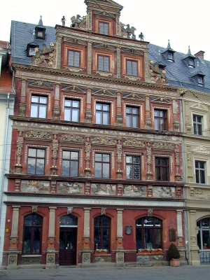 Haus in der Nähe des Fischmarktes in Erfurt