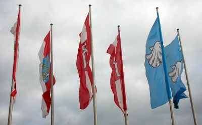 Flaggen in Mainz