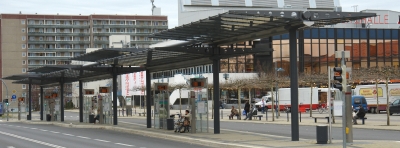 Neuer Busbahnhof in Hoyerswerda