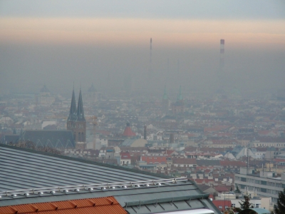Smog über Wien
