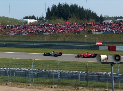 Formel 1 Ferrari und Silberpfeil