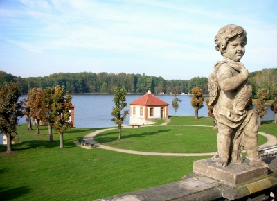Statue auf der Moritzburg