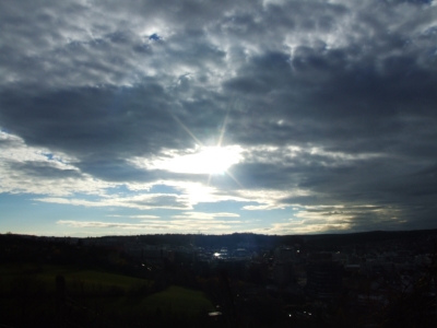 Sonnenspiel in Stuttgart