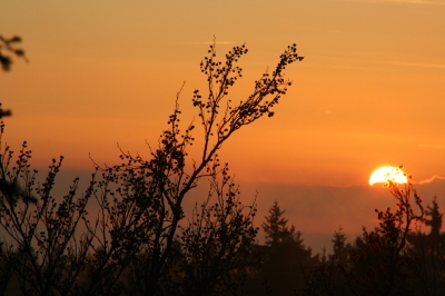 Sonnenuntergang im Frankenland