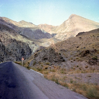 Bergstrasse in Iran