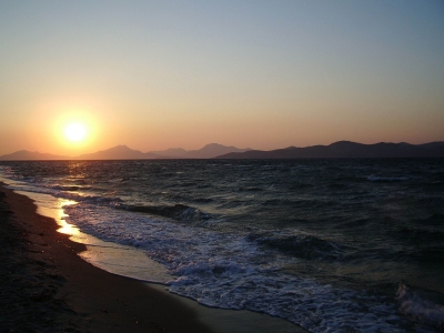 Sonnenuntergang KOS Tigaki Strand