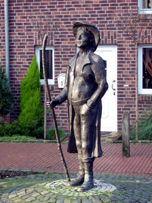 Skulptur "Der Bauer", in Uedem