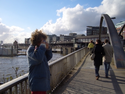 Hamburger Hafen in Februar 2006