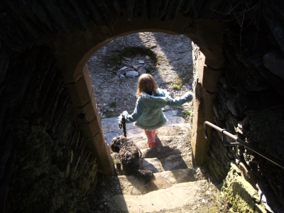 Treppe in der Burg