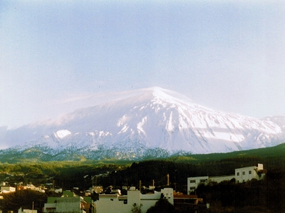 Schnee auf Teneriffa