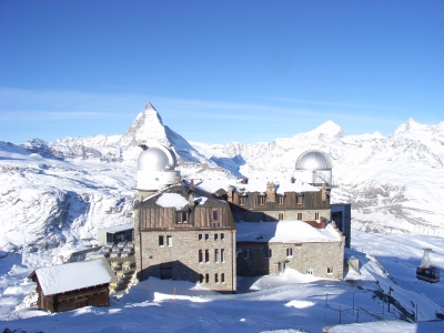 Gornergrat Kulmhotel mit Matterhorn