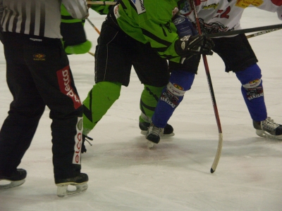 Eishockeyspieler in Aktion
