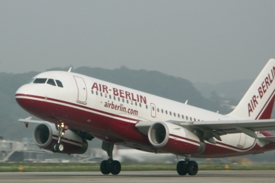 Start Air-Berlin in Zürich