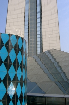 Wolkenkratzer in Seoul, Suedkorea