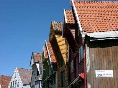 Häuserzeile in Stavanger