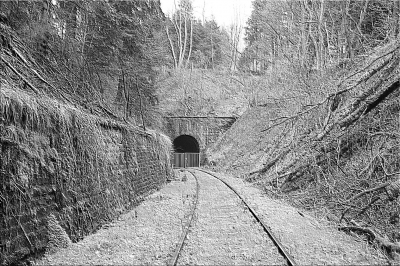 Tunnel im Relief