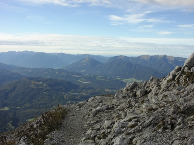 Panoramablick vom Karwendelgebirge