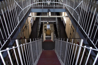 Treppe im Gefängnis Bautzen II