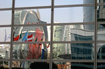 Spiegelbild in Seoul
