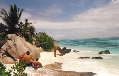 Strand auf Mahe (Seychellen)