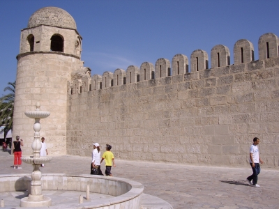 Mauer der Medina in Hammamet
