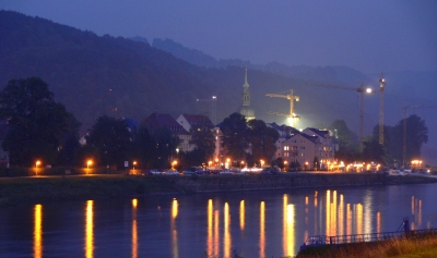 Bad Schandau am Abend