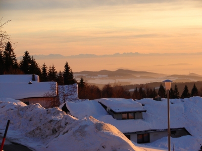 Blick auf die Alpen