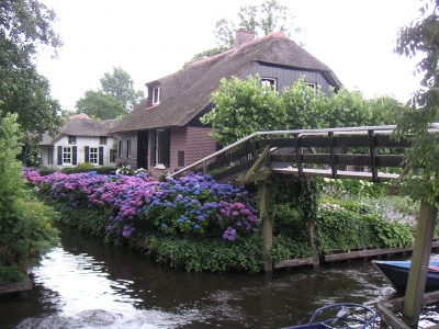 Idylle in Giethorn, Holland
