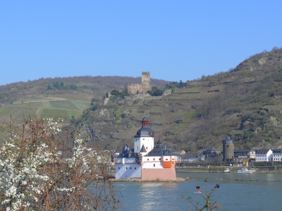 "Die Pfalz mit Burg Gutenfels"