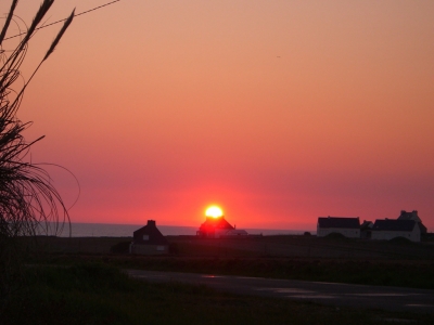 Sonnenuntergang über dem Meer