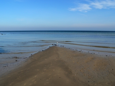 Sandbank in der Ostsee