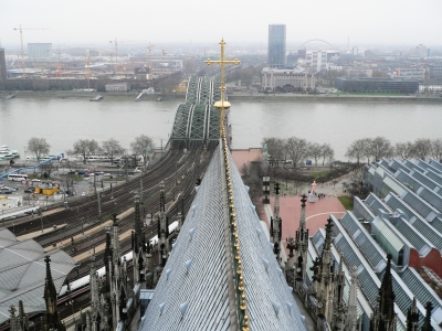 zwei berühmte Dächer von Köln