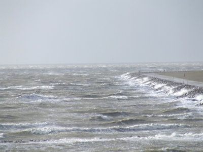 Sturm im Wattenmeer