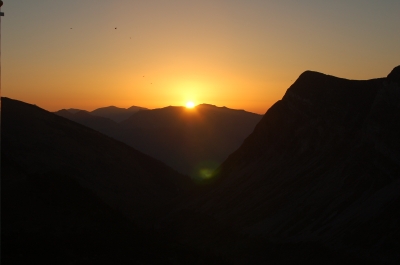 Sonnenaufgang im Karwendel