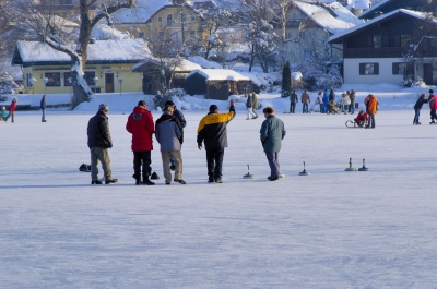 Wintersport auf dem Mattsee