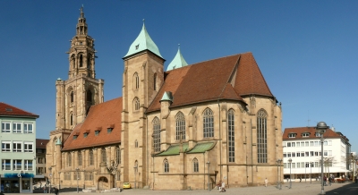 Panoramaansicht der Heilbronner Kilianskirche