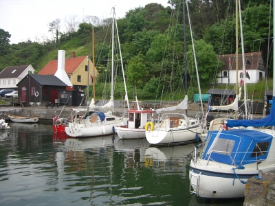 kleiner Naturhafen auf Bornholm