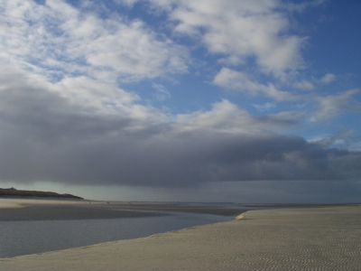 Priel an der Nordsee auf Langeoog