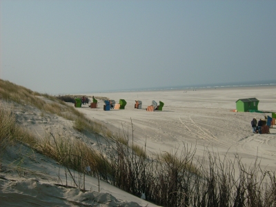 Insel Juist - Strandidylle im April